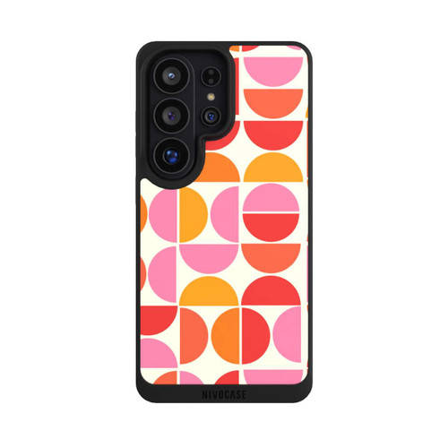Samsung Galaxy S26 Ultra NIVOpure Retro Trend Muster Orange