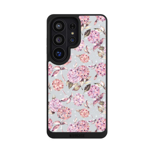 Samsung Galaxy S26 Ultra NIVOpure Pastel Magic Hydrangea Floral Watercolor Pink