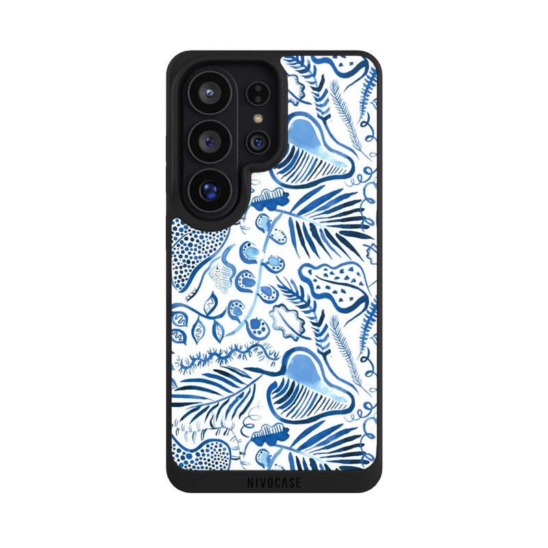 Galaxy S26 Ultra NIVOpure Tropical Forest Leaves Blue