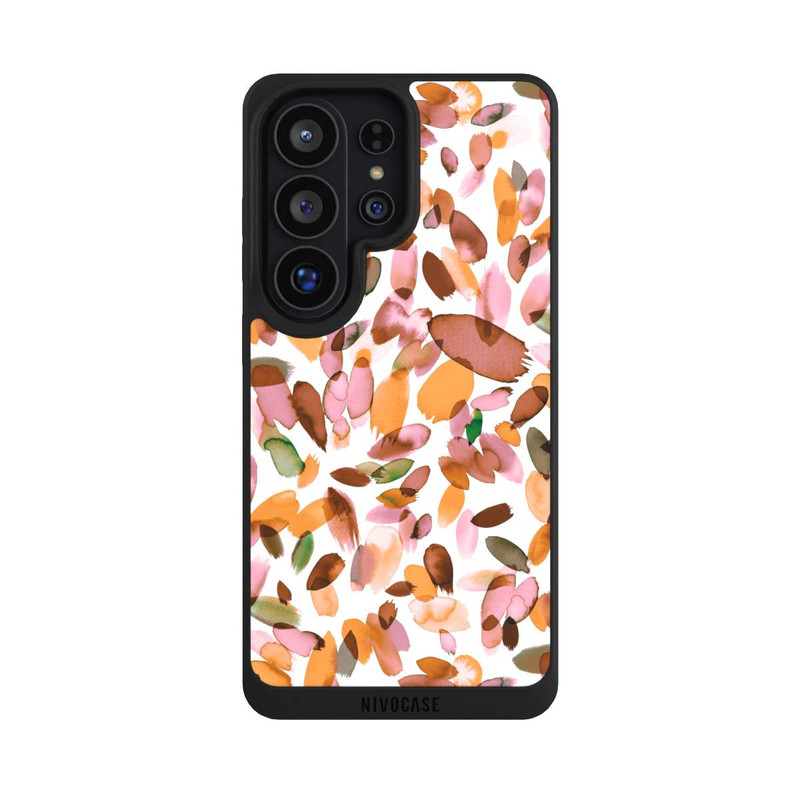 Galaxy S26 Ultra NIVOpure Watercolor Petal Stains Orange