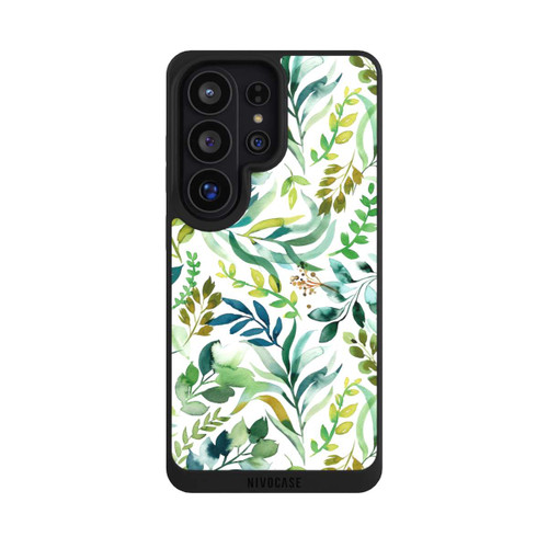 Samsung Galaxy S26 Ultra NIVOpure Watercolor Palms Leaves Botanical Green