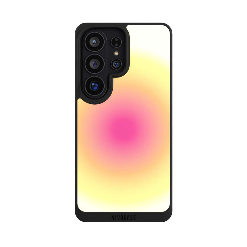 Galaxy S26 Ultra NIVOpure Aura yellow pink circle