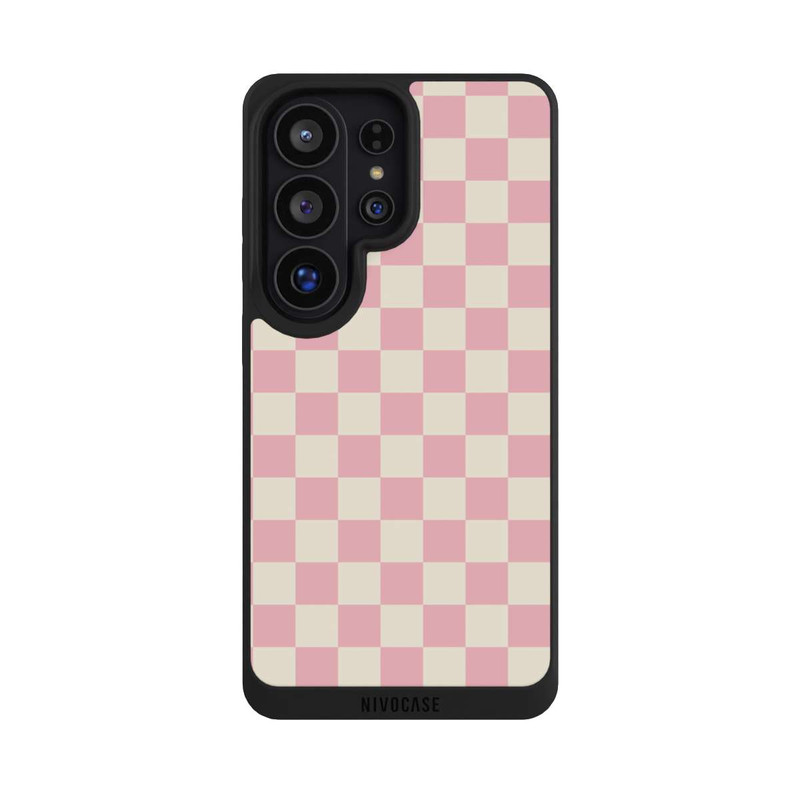 Galaxy S26 Ultra NIVOpure Checkerboard pink