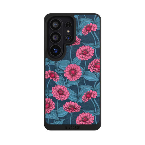 Samsung Galaxy S26 Ultra NIVOpure Flower Pattern Pink And Blue Illustration