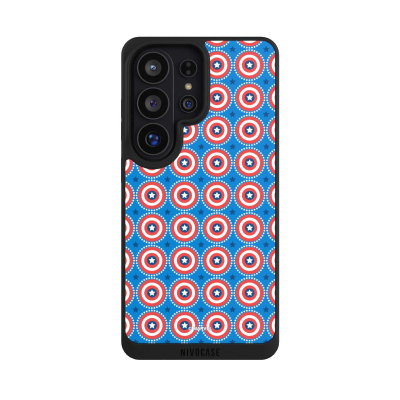 Galaxy S26 Ultra NIVOpure Captain American Shield Pattern