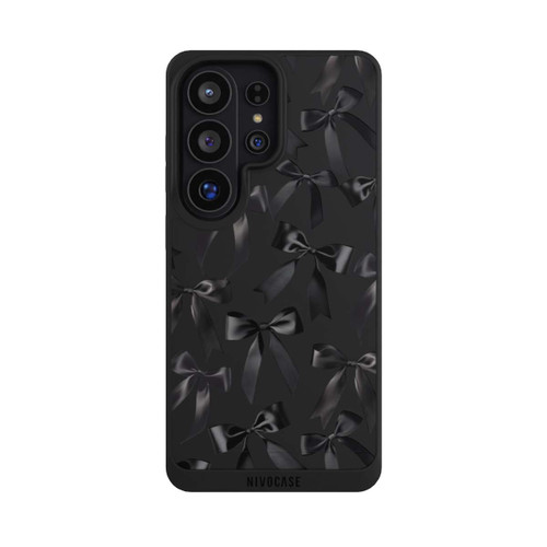 Samsung Galaxy S26 Ultra NIVOpure Schwarze Satinschleifen