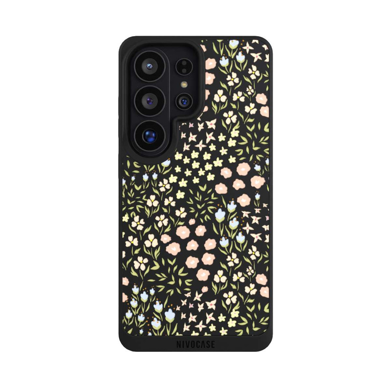 Galaxy S26 Ultra NIVOpure Blumenmuster Pastell Transparent
