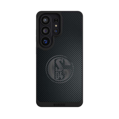 Samsung Galaxy S26 Ultra NIVOpure Schalke 04 Carbon Look
