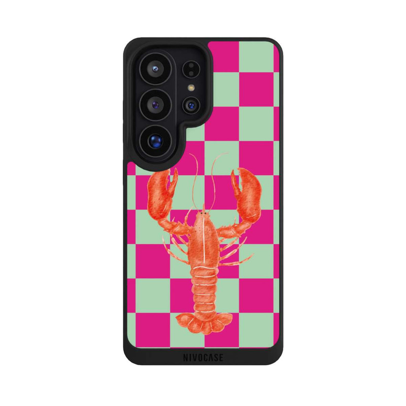 Galaxy S26 Ultra NIVOpure Pink Checkers Lobster