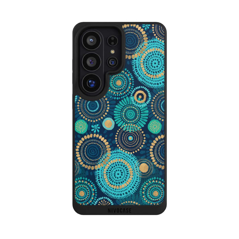 Galaxy S26 Ultra NIVOpure Blockprint India Teal Gold