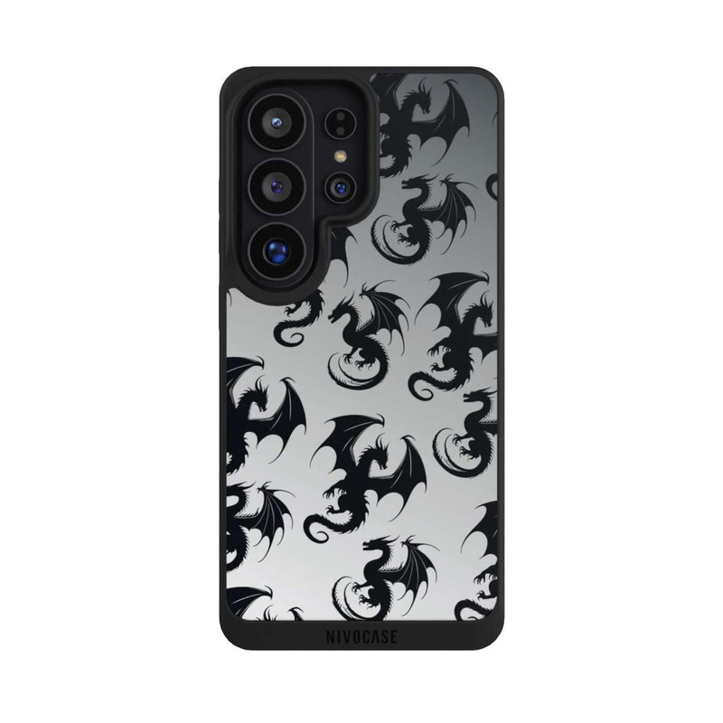Galaxy S26 Ultra NIVOpure Dragon Pattern Grey