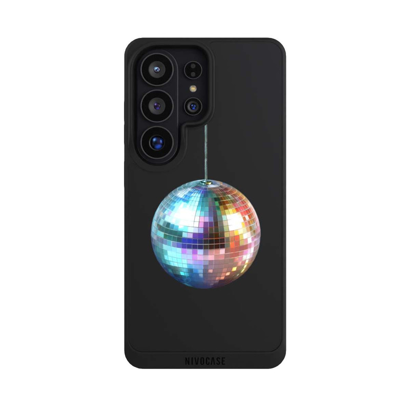 Galaxy S26 Ultra NIVOpure Discokugel Party Blau Gold Transparent mit KI