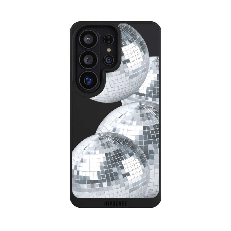 Galaxy S26 Ultra NIVOpure Disco Ball Party Silver Transparent with AI