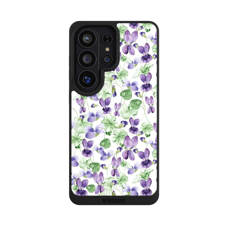 Galaxy S26 Ultra NIVOpure Purple Wildflowers Pattern Watercolor