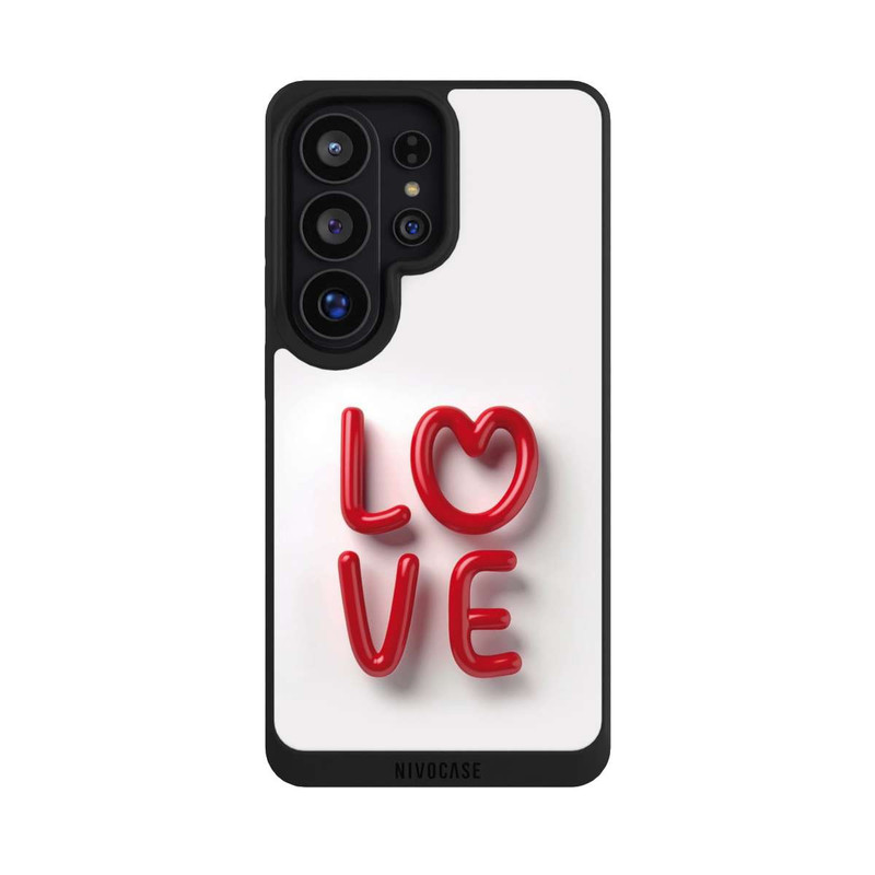 Galaxy S26 Ultra NIVOpure Love Statement Red with AI