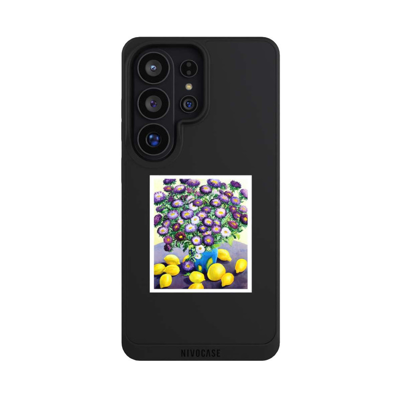 Galaxy S26 Ultra NIVOpure Purple Asters and Lemons by Christopher Ryland