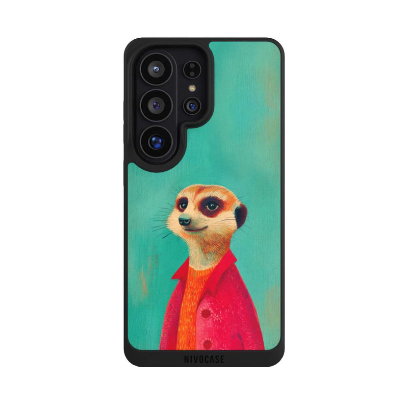 Galaxy S26 Ultra NIVOpure Erdmännchen Grün Illustration