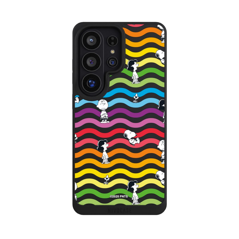 Galaxy S26 Ultra NIVOpure Snoopy Pattern Rainbow Transparent