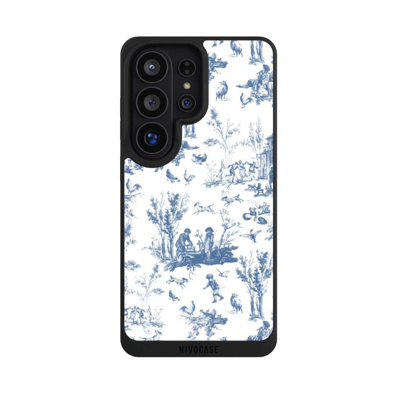 Galaxy S26 Ultra NIVOpure Blaue Landschaft Vintage Keramik Pattern