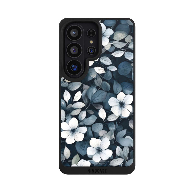 Galaxy S26 Ultra NIVOpure Blaue Negativblumen mit KI