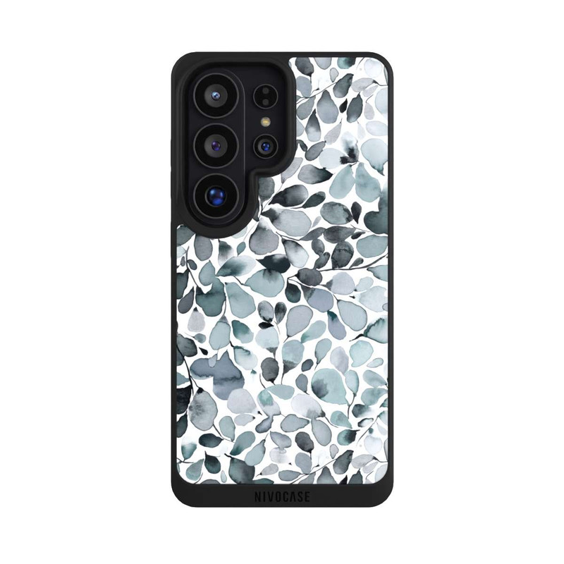 Galaxy S26 Ultra NIVOpure Eukalyptus Aquarell Blätter Grau