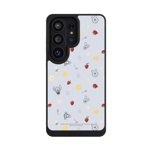 Samsung Galaxy S26 Ultra NIVOpure Winnie Puuh und Freunde Erdbeer Muster Blau