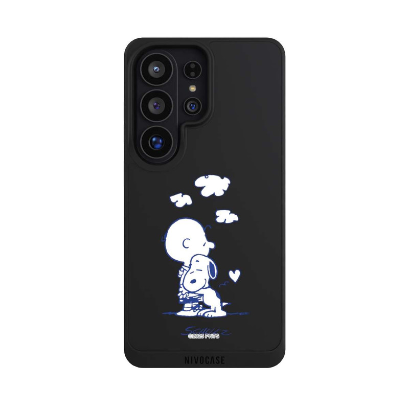 Galaxy S26 Ultra NIVOpure Peanuts Charlie Brown Snoopy Hug Transparent