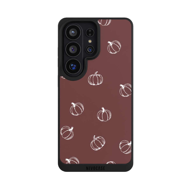 Galaxy S26 Ultra NIVOpure Pumpkin Season Pattern Brown