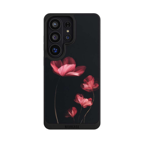 Samsung Galaxy S26 Ultra NIVOpure Burgunder Blüten schwarz