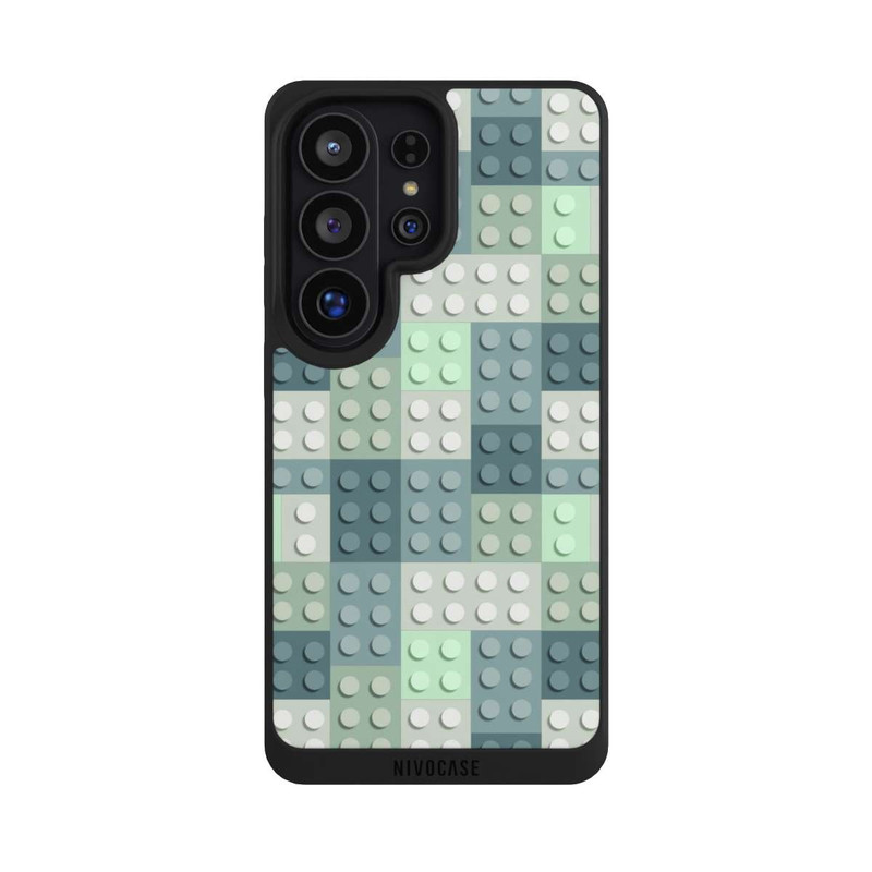 Galaxy S26 Ultra NIVOpure Grünes Blockmuster