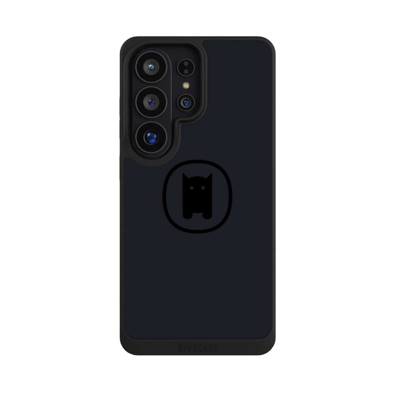 Galaxy S26 Ultra NIVOpure Nivocase Logo Gross Schwarz Grau 