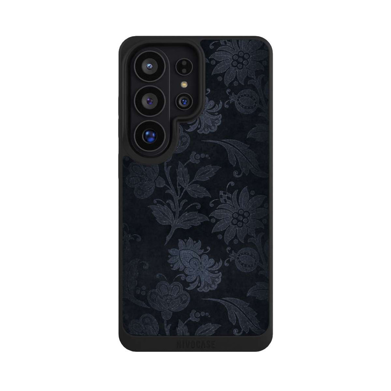 Galaxy S26 Ultra NIVOpure Velours Floral Argenté