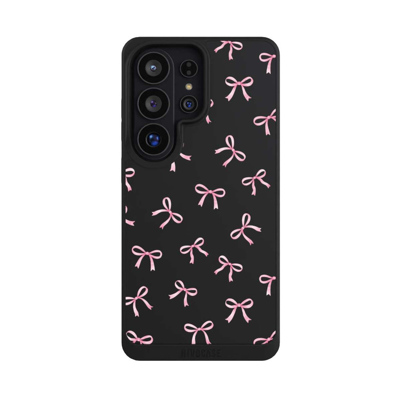 Galaxy S26 Ultra NIVOpure Pink Bows transparent with AI