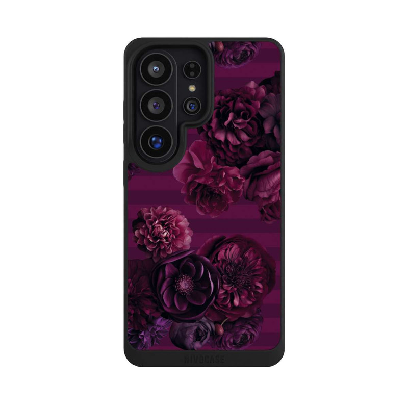 Galaxy S26 Ultra NIVOpure Majestic Baroque Blossom Dream Burgundy Pink with AI