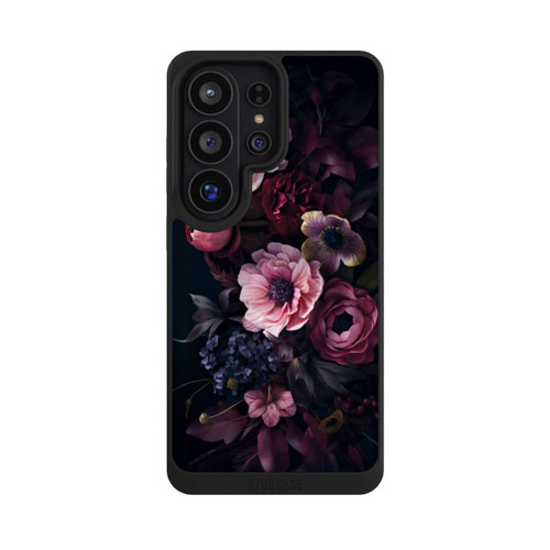 Samsung Galaxy S26 Ultra NIVOpure Rosa Blumenbild mit Pfingstrosen auf dunklem Hintergrund Mit KI