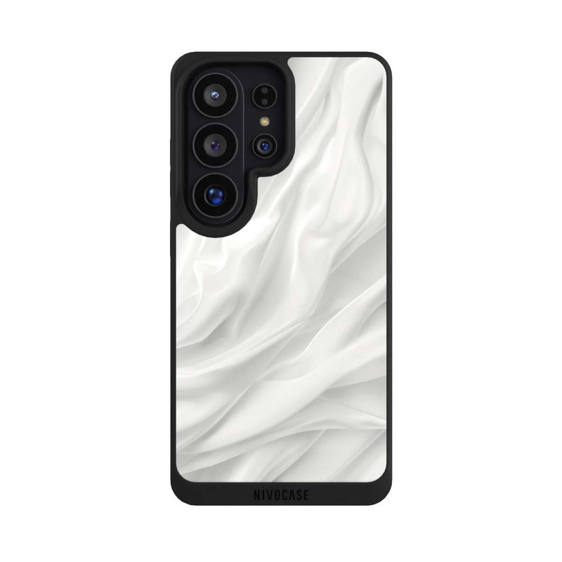 Galaxy S26 Ultra NIVOpure White Satin Smooth Texture Mit KI