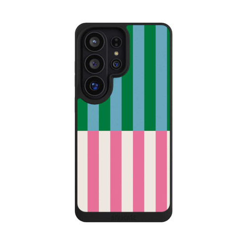 Samsung Galaxy S26 Ultra NIVOpure Motif Rayé Vert Rose