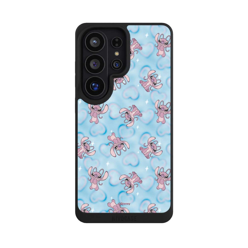 Galaxy S26 Ultra NIVOpure Lilo & Stitch Angel Pattern Blue Hearts