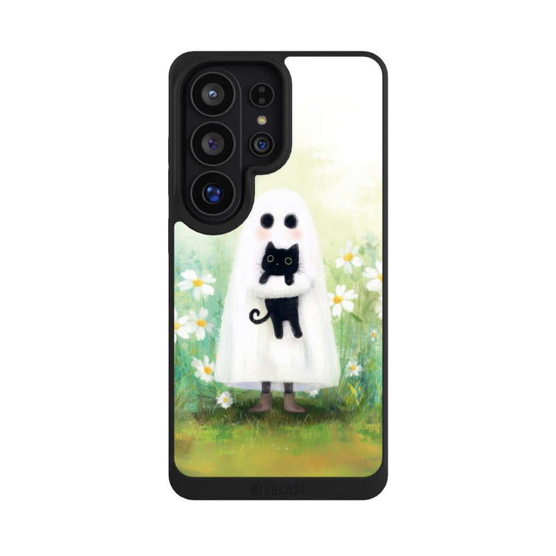 Galaxy S26 Ultra NIVOpure Geist und Katze Halloween mit KI