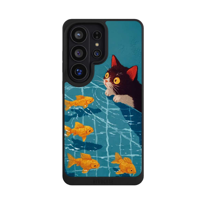 Galaxy S26 Ultra NIVOpure Die Katze im Pool mit KI