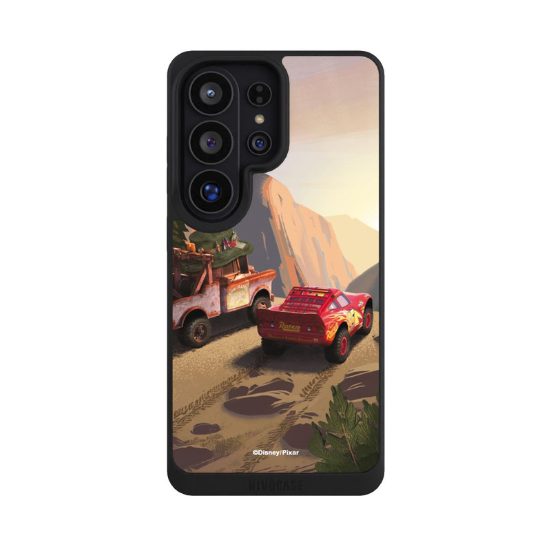 Galaxy S26 Ultra NIVOpure Disney Pixar Cars Sonnenuntergang Lightning McQueen und Hook
