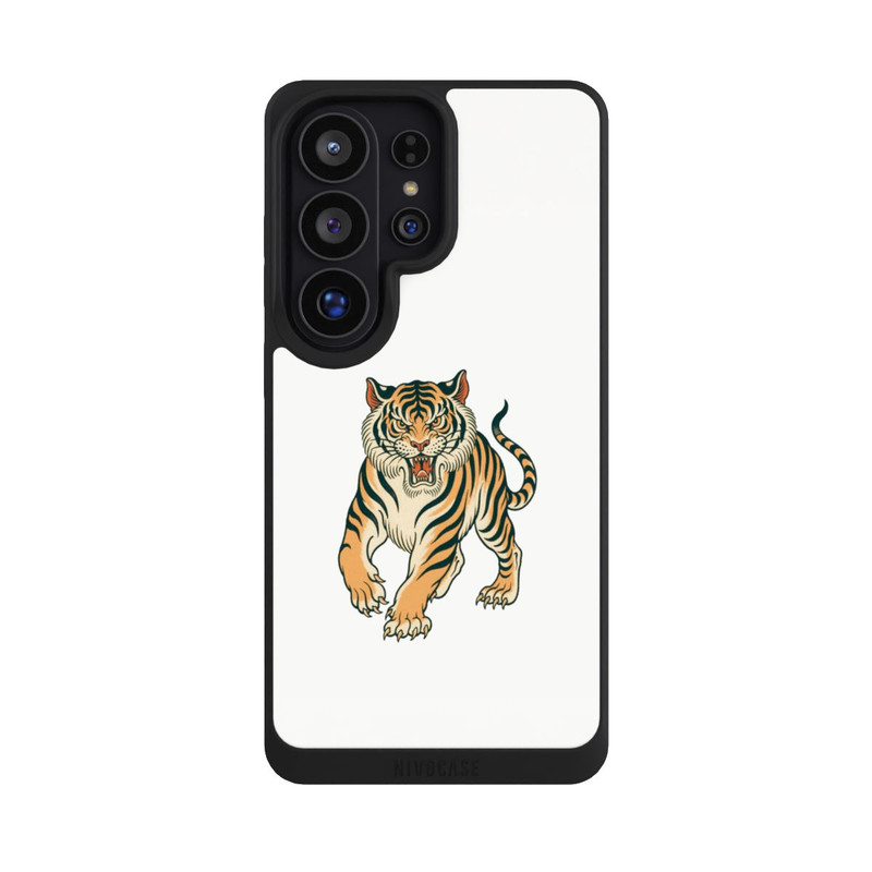 Galaxy S26 Ultra NIVOpure Tigre en colère avec IA