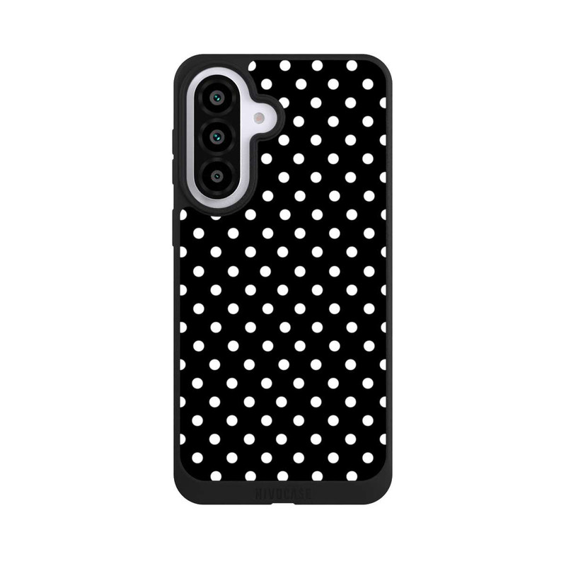 Galaxy A57 5G NIVOpure Confettis blancs sur fond noir