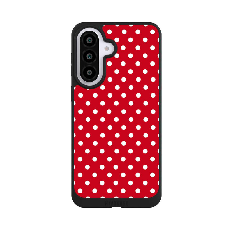 Galaxy A57 5G NIVOpure Confettis Blancs sur Fond Rouge