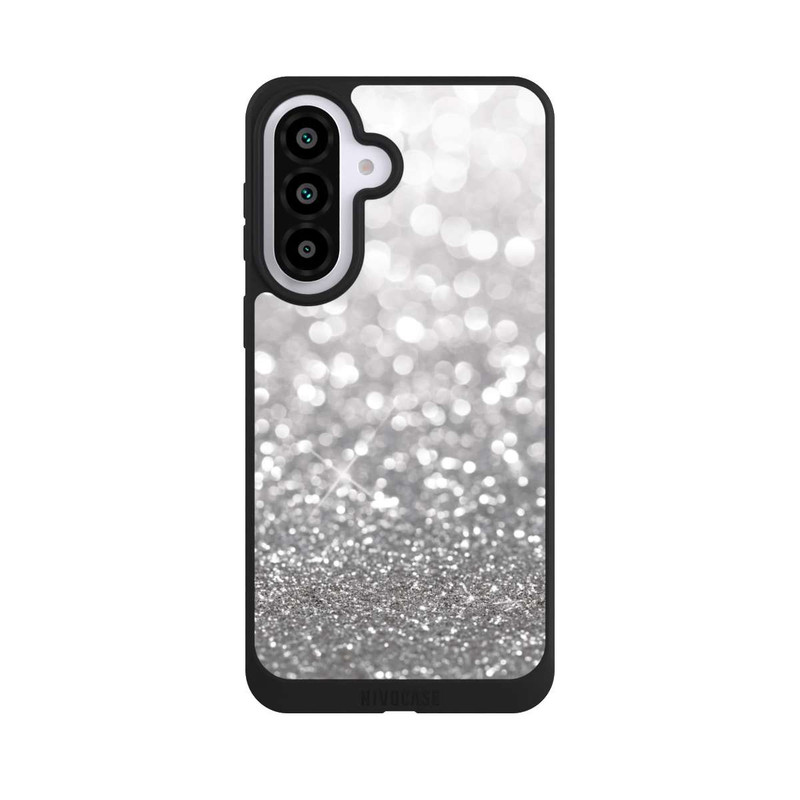 Galaxy A57 5G NIVOpure Pluie de Paillettes Argentées Look