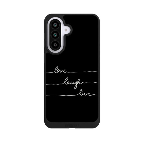 Samsung Galaxy A57 5G NIVOpure Love Laugh Live weiß/schwarz