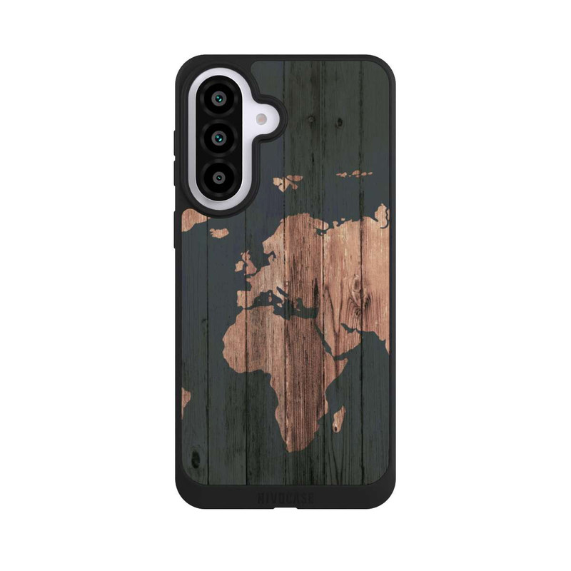 Galaxy A57 5G NIVOpure Wooden World Map