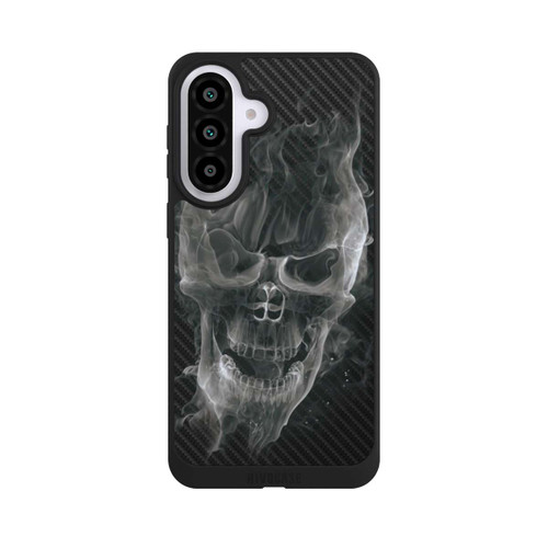 Samsung Galaxy A57 5G NIVOpure rauchender Totenkopf Carbon