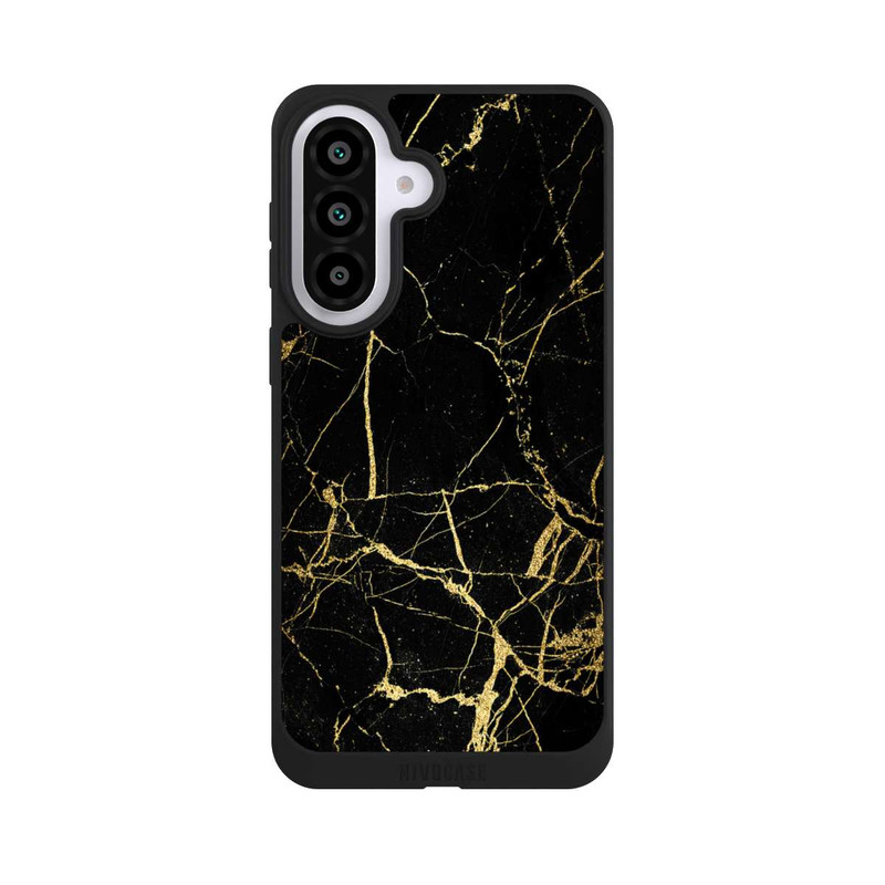 Galaxy A57 5G NIVOpure Schwarzgoldener Marmor-Look
