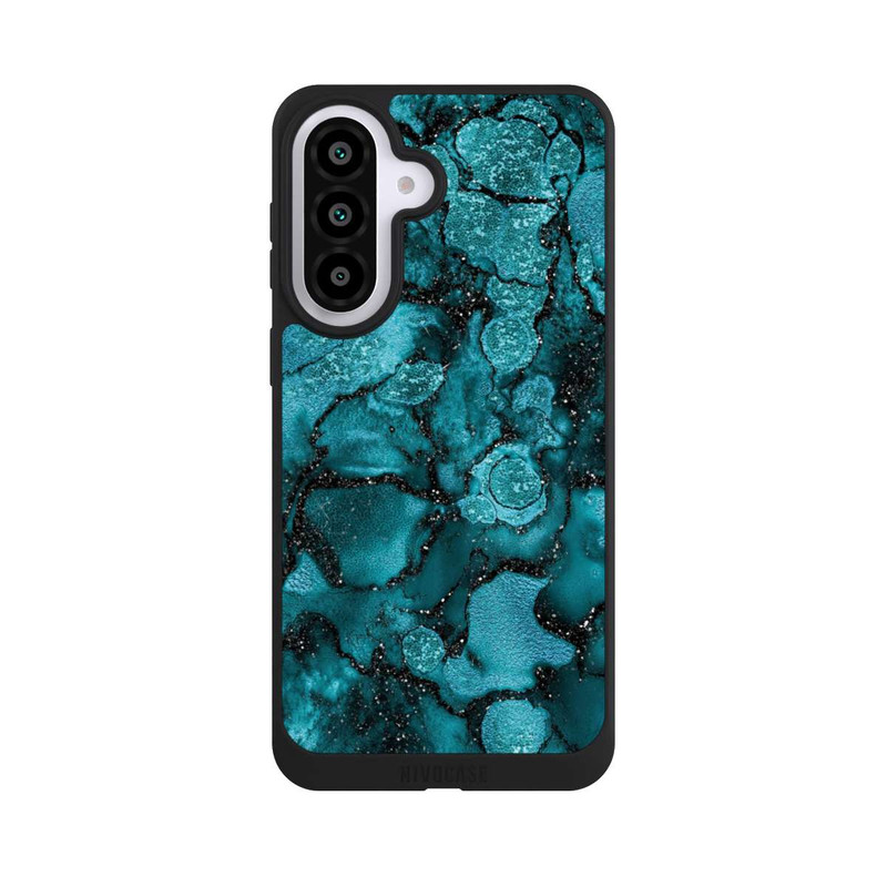 Galaxy A57 5G NIVOpure  Blauer Glitzerlook